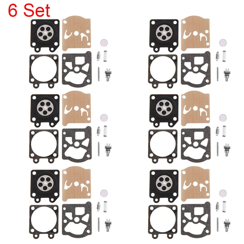 6X Carburetor Diaphragm Gasket Kit for Chainsaw 38/45/52/58 (4500, 5200, 5800)