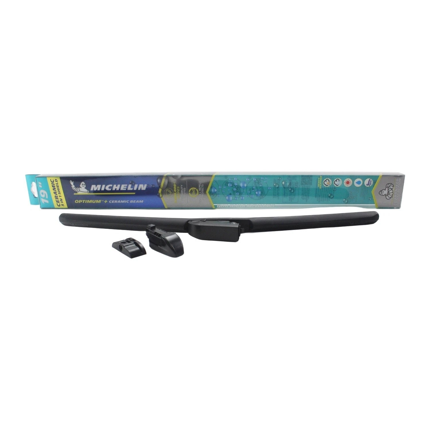 Set of 2 Michelin Optimum+ 19"/18" Ceramic Beam Wiper Blades for