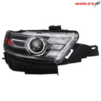 Halogen Projector Headlight with Gray Trim for Ford Taurus (2014–2016)