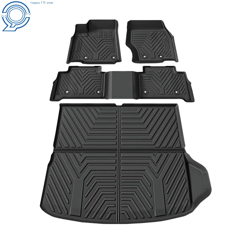 Set of 4 3D All Weather Floor Mats for Jeep Grand Cherokee (2022–2025) TPE