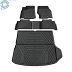 Set of 4 3D All Weather Floor Mats for Jeep Grand Cherokee (2022–2025) TPE