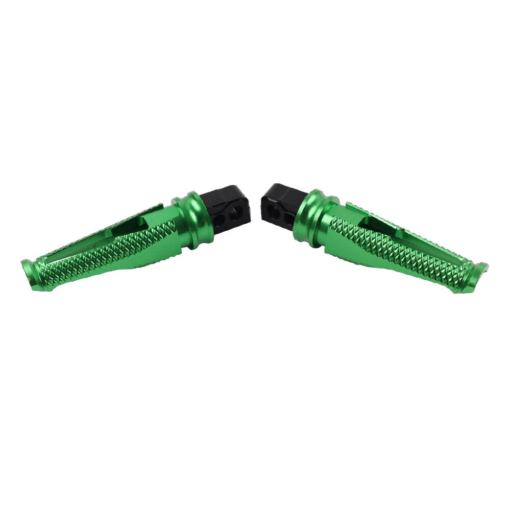 Green Foot Pegs Rear Passenger Footrests for Suzuki GSXR600/750/1000 (2006–2023)