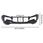 Front Bumper Cover for Nissan Rogue (2024) - Plastic Black W/O Sensor Hole