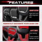 Carbon Fiber Driver Side Control Cover for Dodge Challenger Charger (2015-2024)