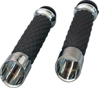 Edge Grips for Custom Contour Motorcycles (Chrome) - Part #500315