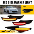 6X Smoke Lens Side Marker Light Assembly for Mazda Miata MX-5 (2016–2022)