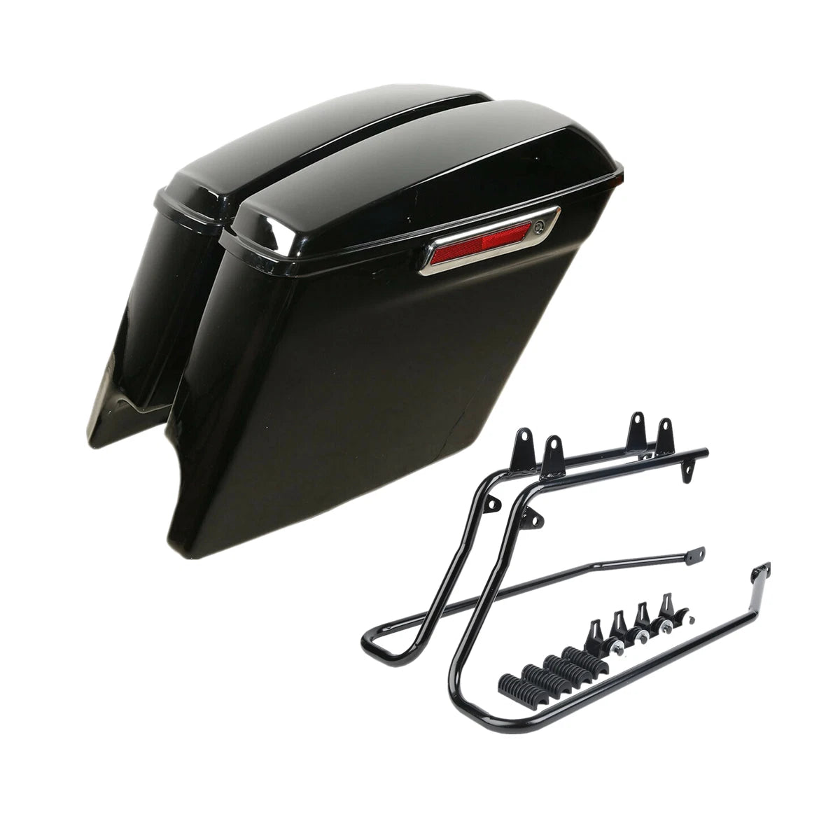 5" Stretched Hard Saddlebags Conversion Bracket for Softail Fatboy (1986–2017)