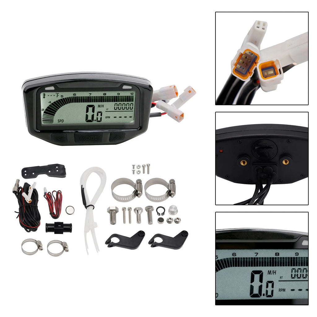 Digital Speedometer Gauge Tachometer Odometer for Honda CG150 (2010–2012)