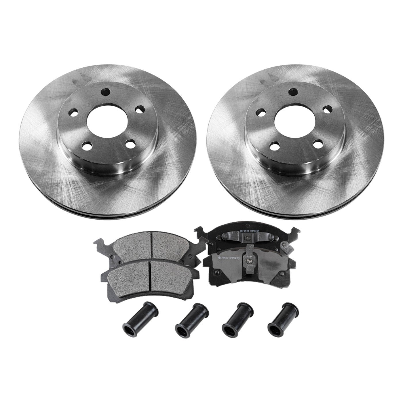 Set of 2 Brake Rotors and Pads for Buick Skylark (1990–1998) Front