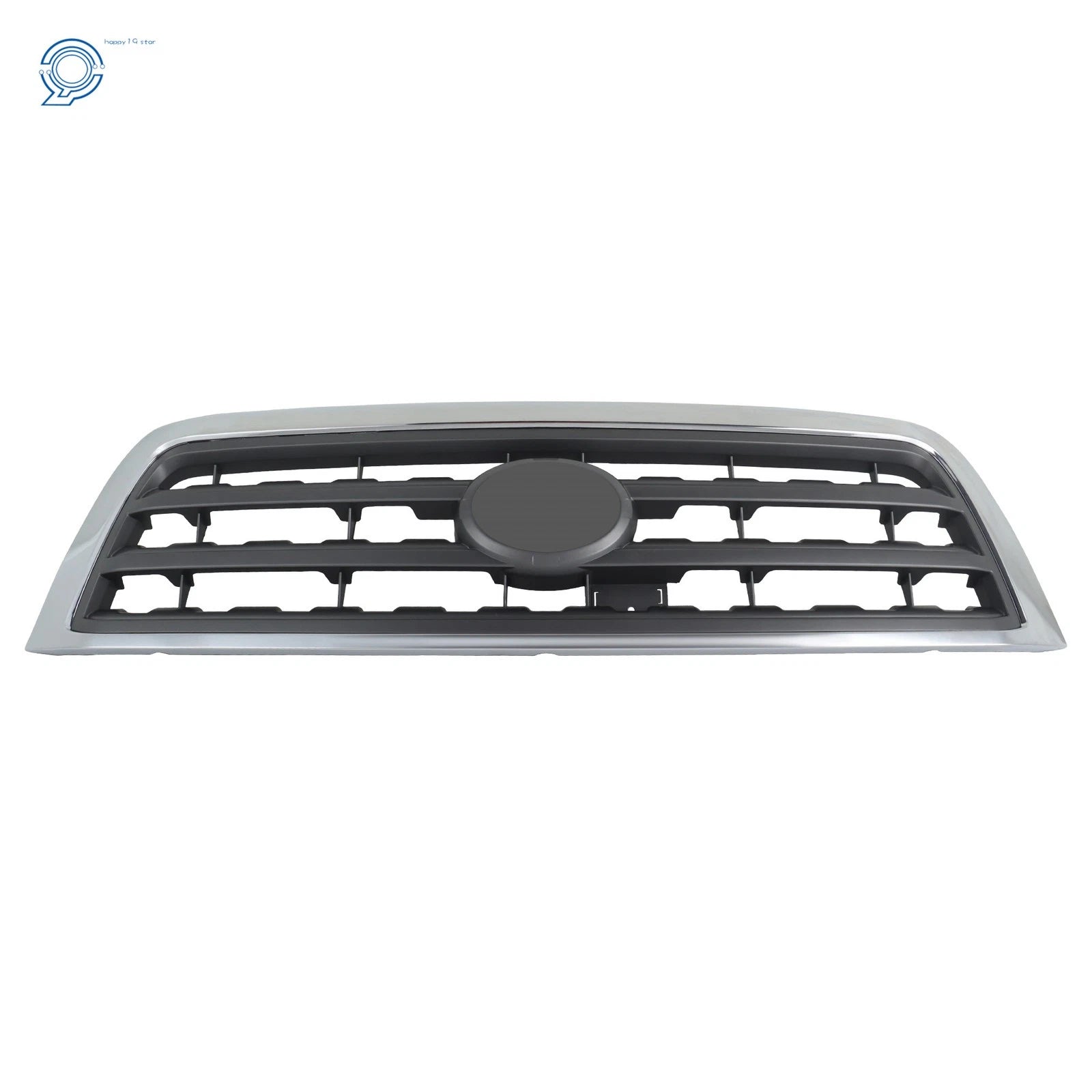 Chrome Shell + Gray Insert Front Bumper Upper Grille for Toyota Sequoia (2008–2016)