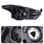 Left LED Headlight for Nissan Kicks SR (2018–2020) Black
