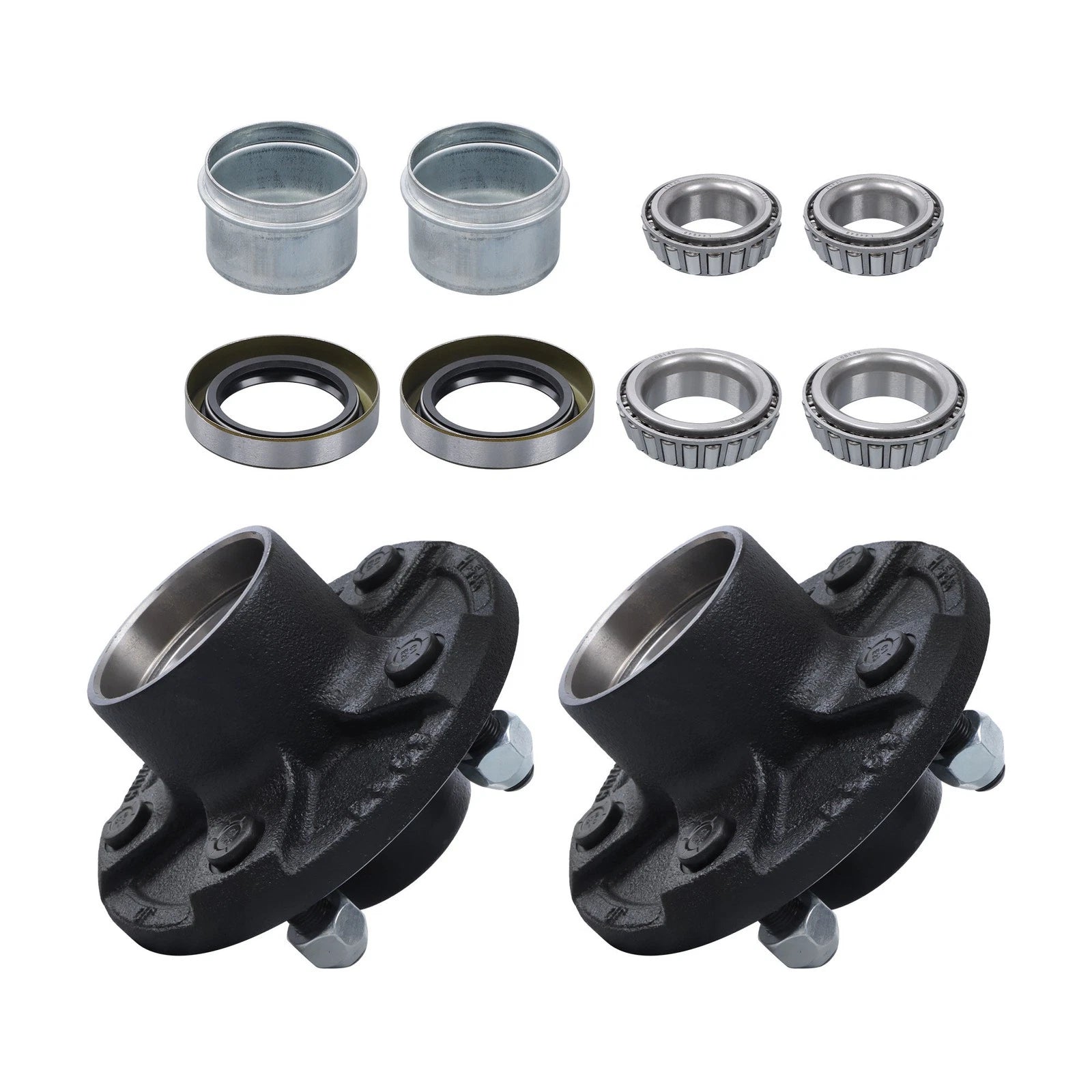 Set of 2 Spindles for 3500 lbs Trailer Hub (5 on 4.75)