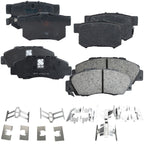 Set of 4 Ceramic Brake Pads for Honda Odyssey (1995–1998)