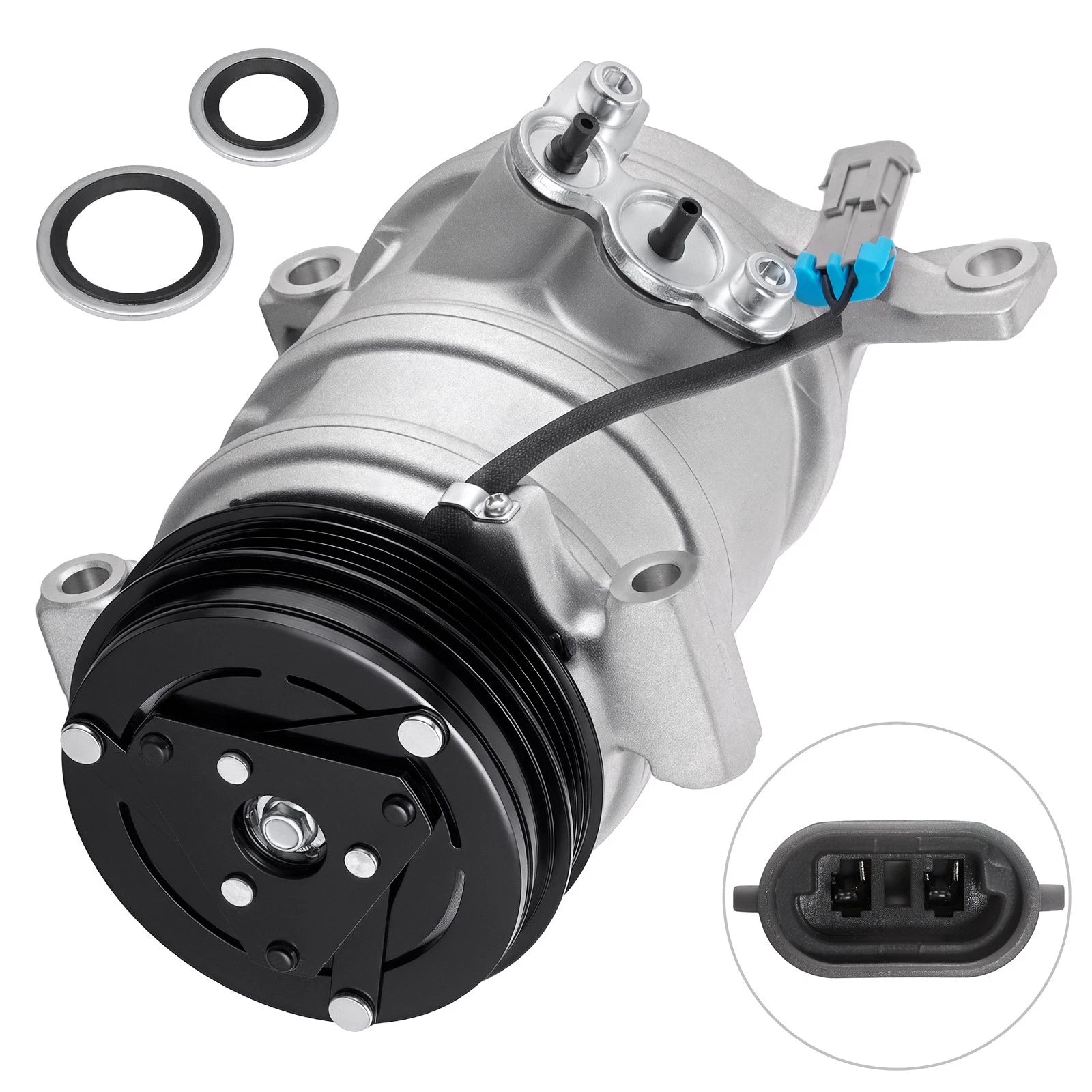 A/C Compressor w/ Clutch for Chevrolet Suburban 1500 (2001–2002) CO 21671C