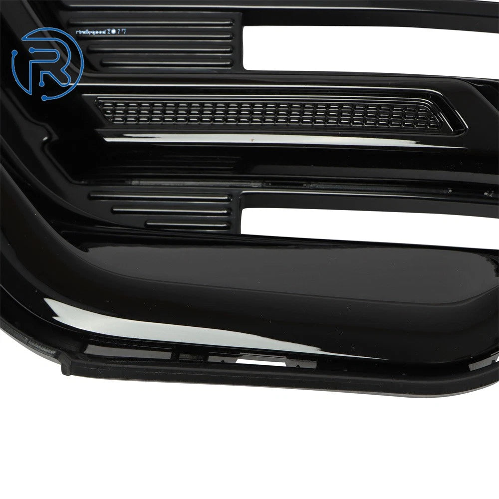 Front Bumper Grille for GMC Terrain AT4 (2022-2024) Glossy Black Plastic
