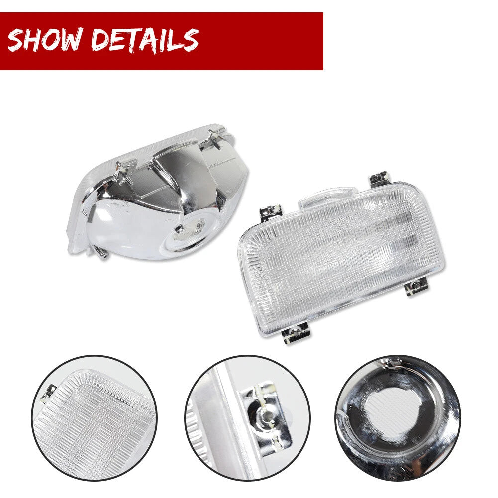 2X Clear Lens Tailgate Reverse Backup Lights for Corvette C4 (1991–1996)