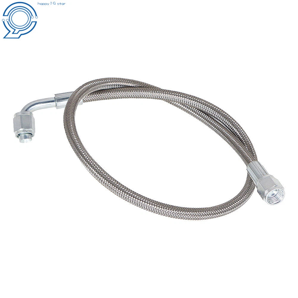 Set of 4 PTFE 90 Degree Hose Ends for Turbo Oil Feed Line
