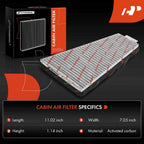 2X Activated Carbon Cabin Air Filter for Ford Taurus (1996-2007)