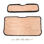 Set of 2 Black Front Seat Cushions for E-Z-GO RXV (2008–Present)