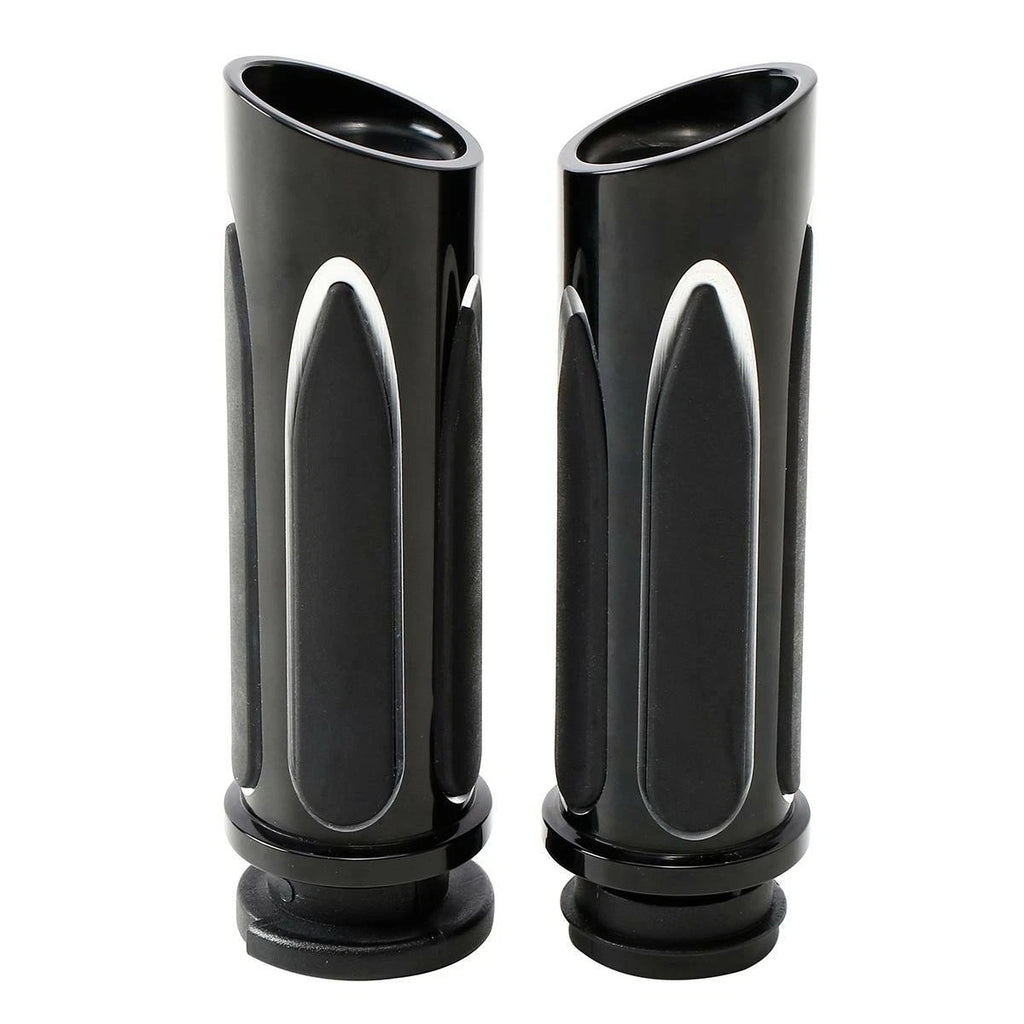 1'' CNC Electric Handle Bar Grips for Harley Touring Street Glide (2008–2023)