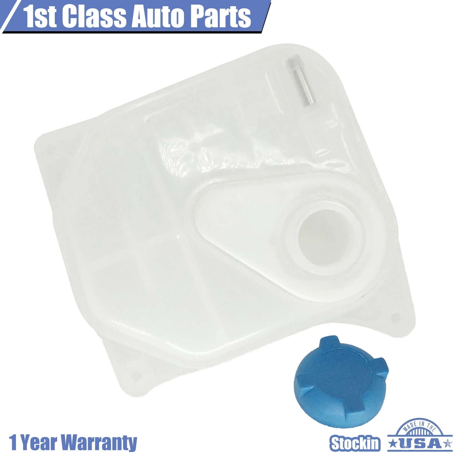 Coolant Reservoir Tank with Cap for Audi A6 Quattro (1995–2005)