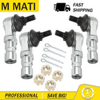 Set of 4 Upper Ball Joints for Suzuki LT230GE LT250EF LT250R LT300E LT500R