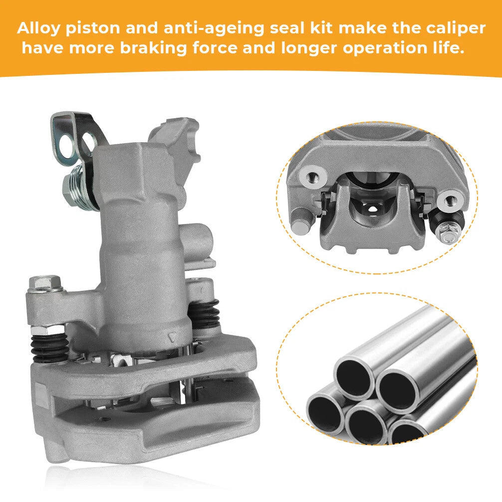 Rear Brake Caliper & Sintered Pads for Honda Rincon 650 680 (2003–2023)