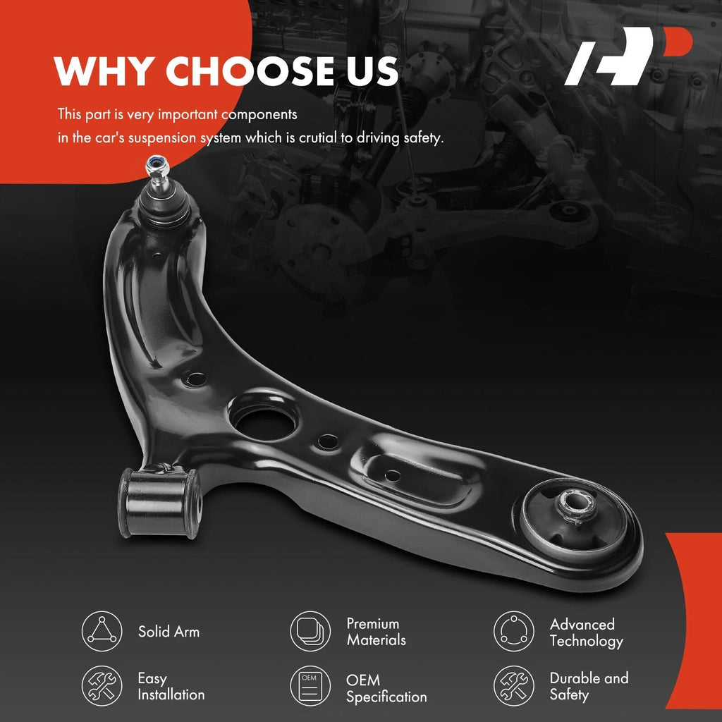 Front Right Lower Control Arm with Ball Joint for Kia Forte (2010-2018)