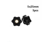 5X Black Clamping Stars for Enhanced Handling Comfort