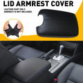 Center Lid Console Armrest Cover for Honda Accord (2008–2012) Black Microfiber