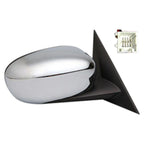 Replacement Chrome Passenger Power Door Mirror w/Heated Glass w/o Turn Signal