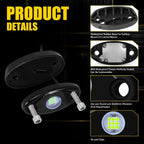 100X Green LED Rock Light for Car SUV Jeep Truck UTV