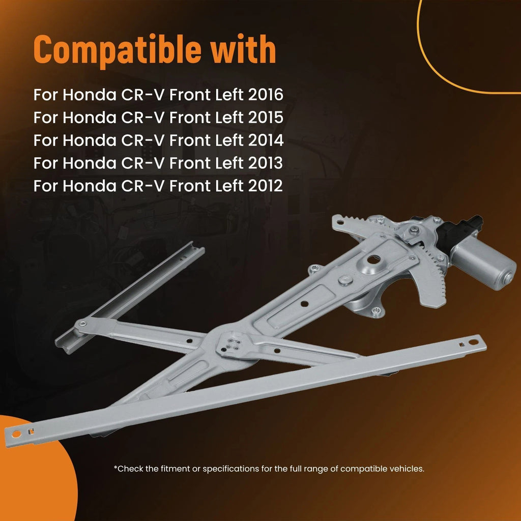 Front Driver Side Window Regulator for Honda CR-V (2012-2016)