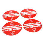 Gas Only Sticker for Universal Use (Weather Proof)