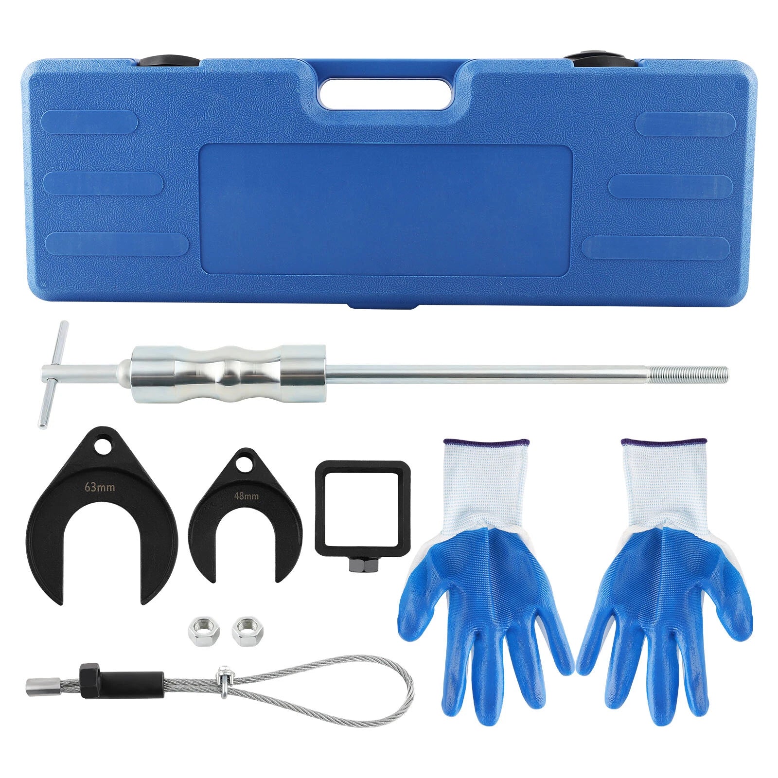 CV Joint Removal Tool Set with 63mm 48mm Fork & Outer Adapter for Vehicles