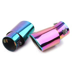 Stainless Steel Rear Exhaust Bent Pipe Tail Muffler Tip for Car