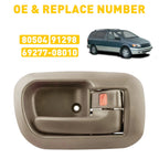 Front Right Passenger Side Interior Door Handle for Toyota Sienna (1998–2003)