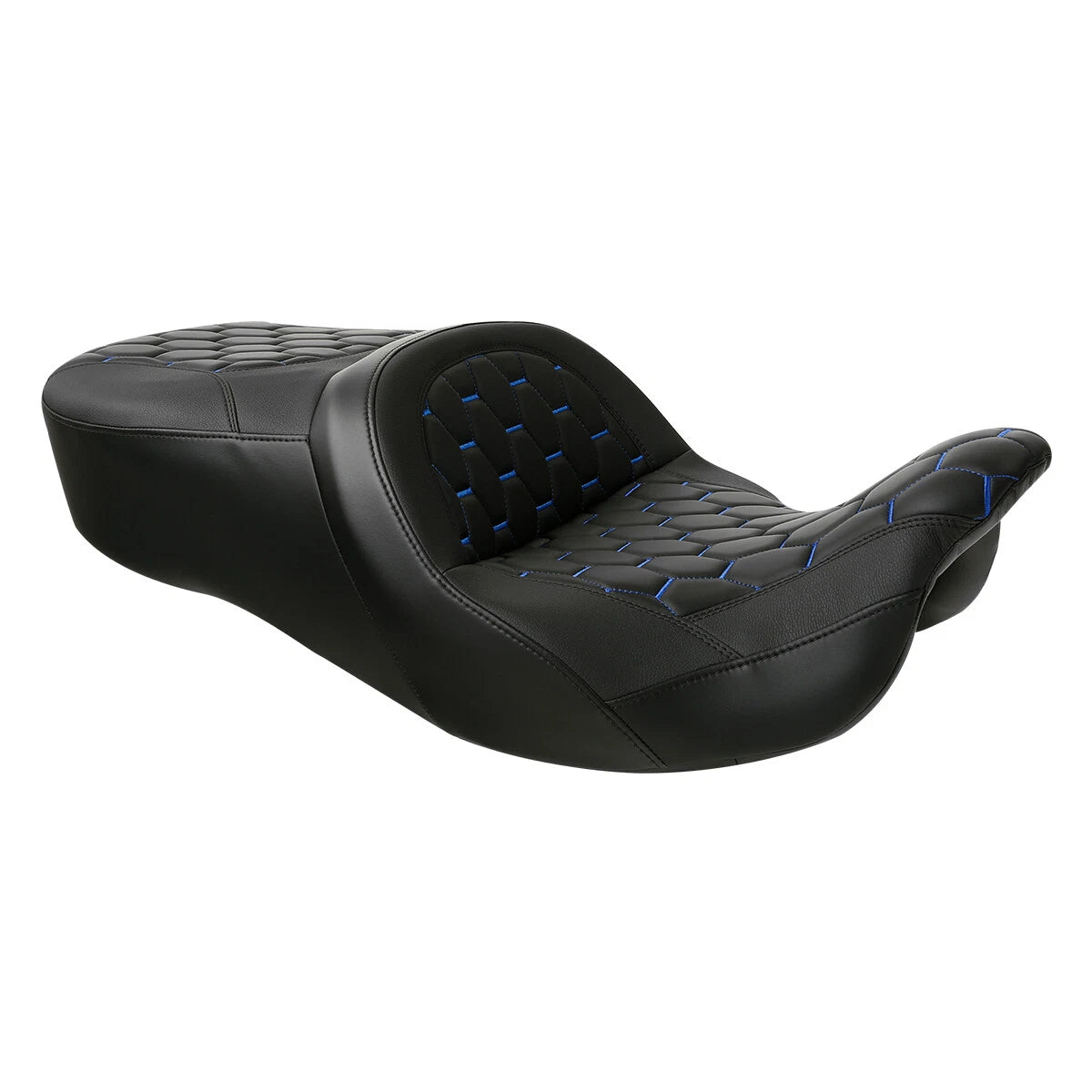 Black Rider Driver Passenger Seat for Harley Touring Street Glide (2009–2023)