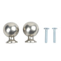 Champagne Bronze Cabinet Knobs Set of 4 Zinc Alloy 0.95 Inch