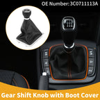 5 Speed Gear Shifter Knob W/ Cover No.3C0711113A for VW Passat (2006–2010)