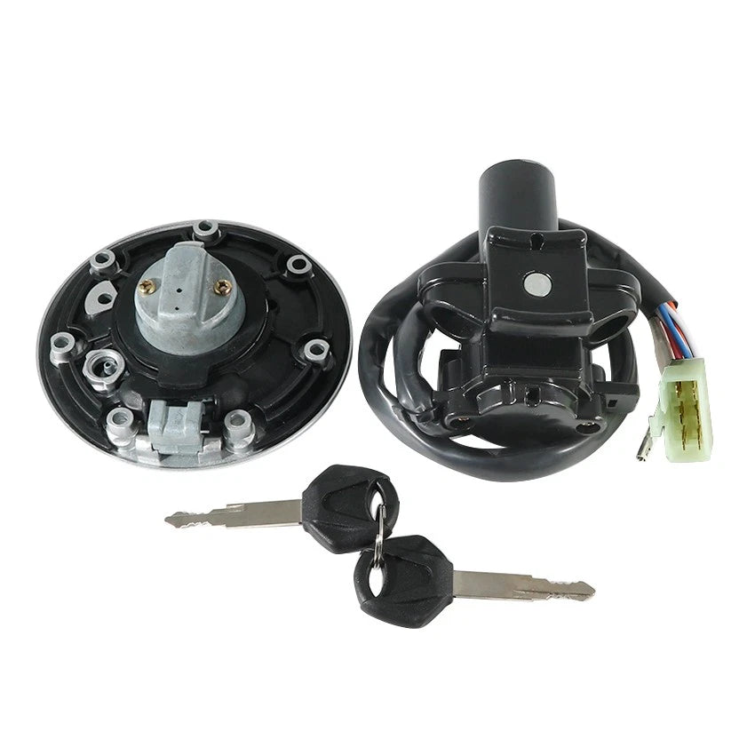 Ignition Key Switch Lock Set for Kawasaki ZXR400 Ninja ZX-7R ZX750 ZXR750 (1989–2003)