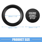 Ignition Button Trim Decal for Honda Accord (2018–2022) Black