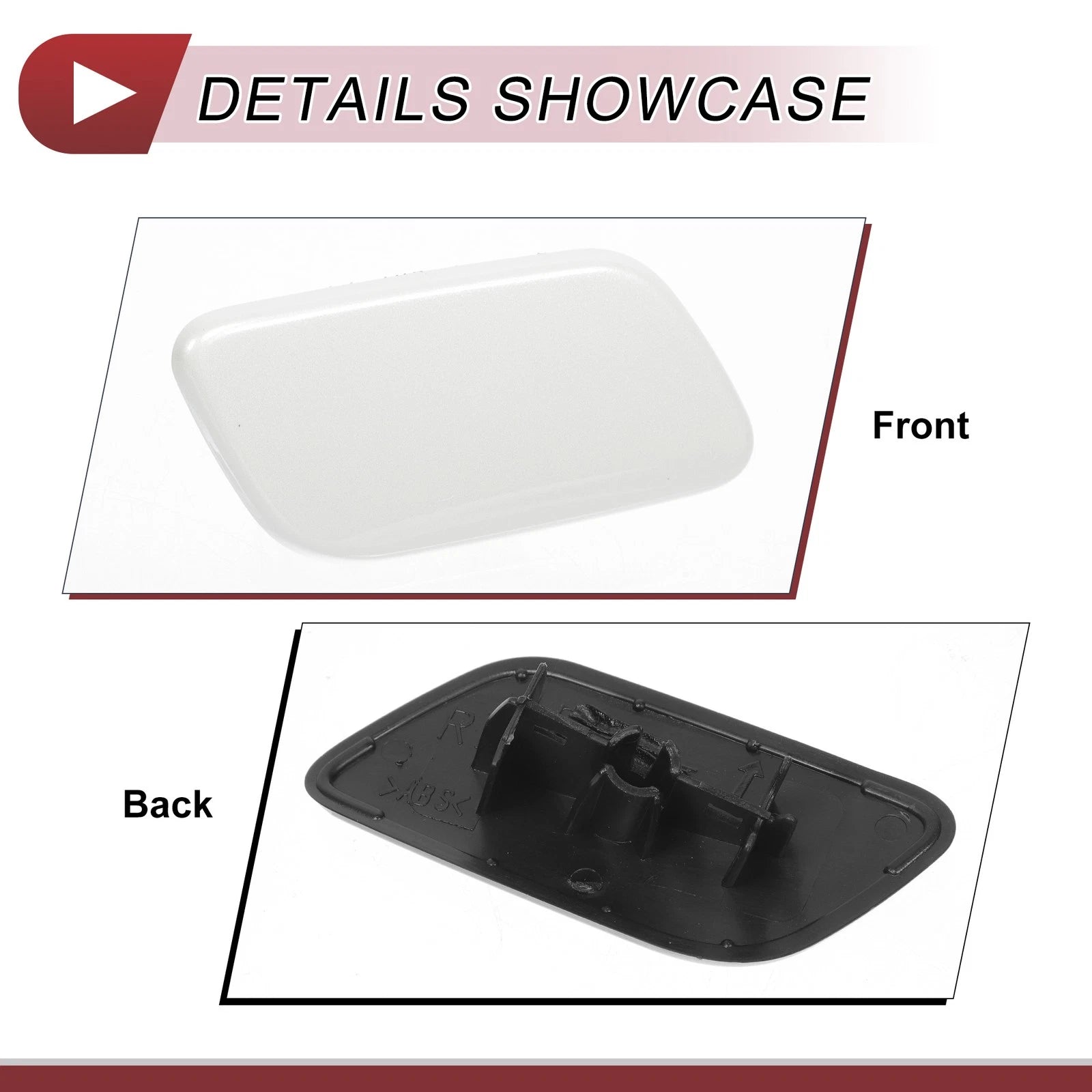 Washer Nozzle Cover Cap for Subaru Forester Sport (2013–2015) White