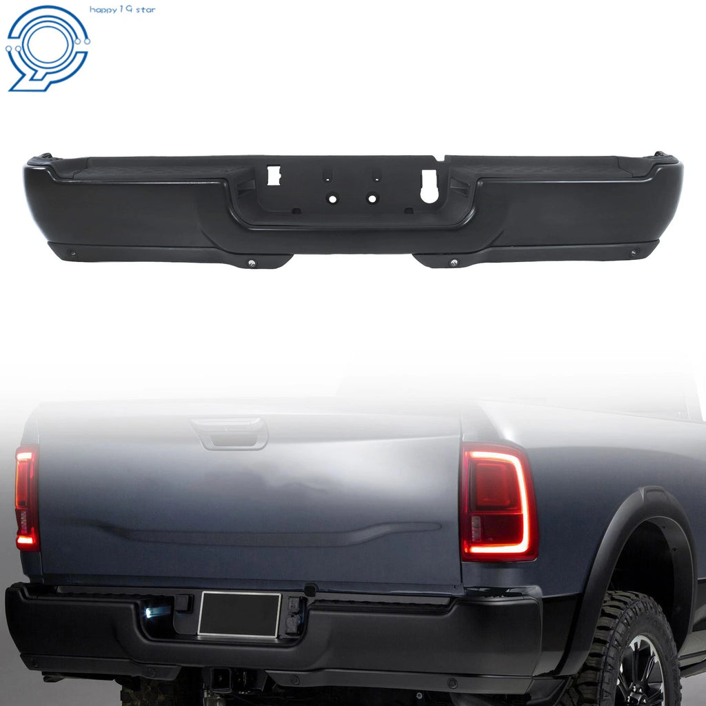 Rear Step Bumper Assembly for RAM 2500 3500 (2019–2024) Steel Black