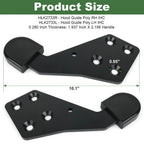 Set of 2 Poly Hood Guides for International (HLK2733L, HLK2733R)