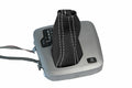 Leather Automatic Shift Boot Cover for Volvo XC90 (2003–2014) Black White Stitch