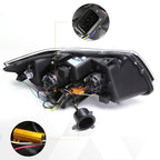 LED 3D Crystal U-Halo Projector Headlight for BMW E90 3-Series (2009–2012)