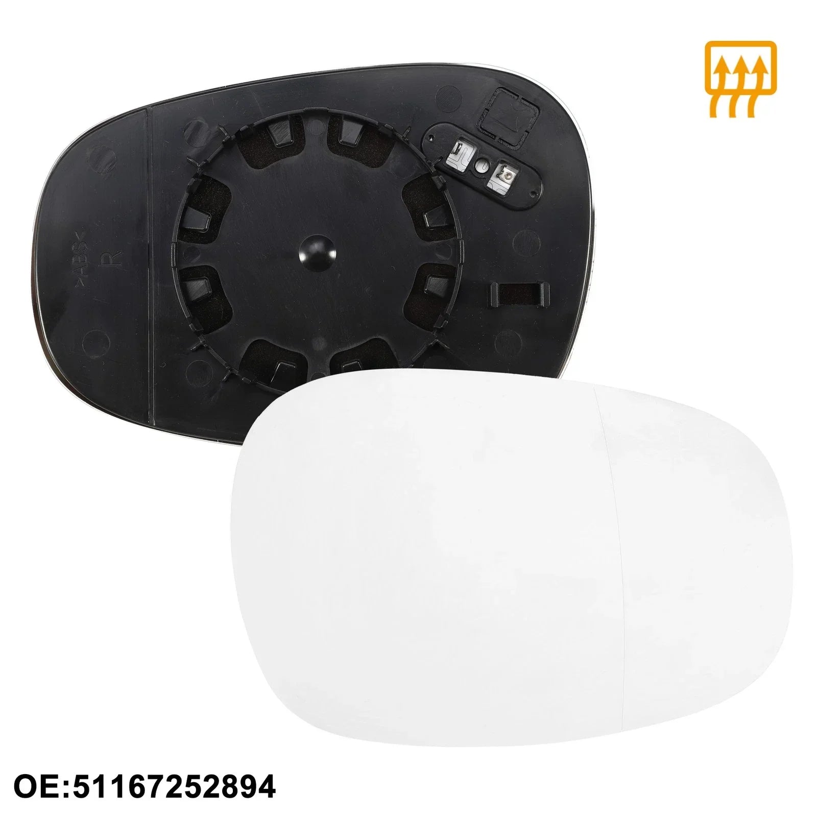 Heated Mirror Glass Replacement for BMW 325i 135i (2001-2013)