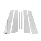 6 Pcs Door Pillar Window Trim for Mercedes C-Class (2008–2014) Chrome