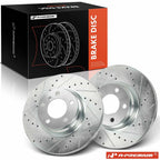Front Drilled Brake Rotors for BMW 328i 2013–2015 328i GT xDrive